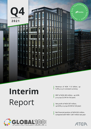Thumbnail Atea ASA Quarterly Report 2021-q4