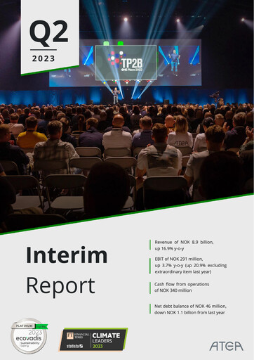 Thumbnail Atea ASA Quarterly Report 2023-q2
