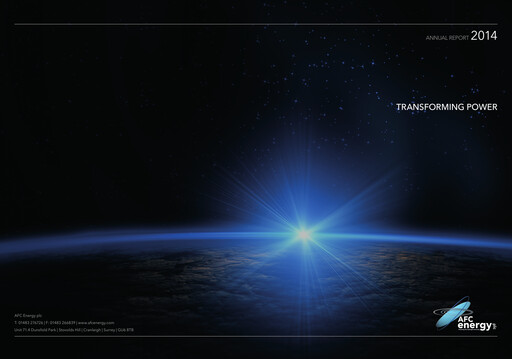 Miniature AFC Energy Rapport annuel 2014