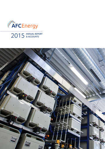 Miniature AFC Energy Rapport annuel 2015