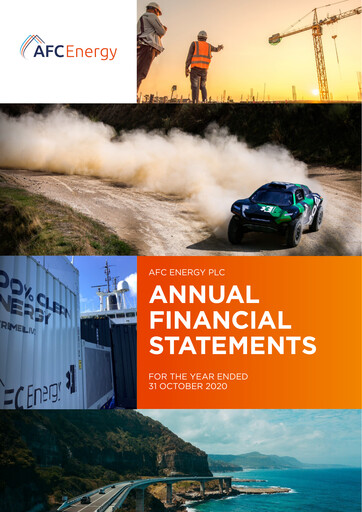 Miniature AFC Energy Rapport annuel 2020