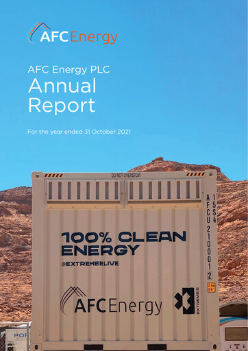 Miniature AFC Energy Rapport annuel 2021
