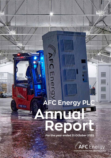 Miniature AFC Energy Rapport annuel 2022