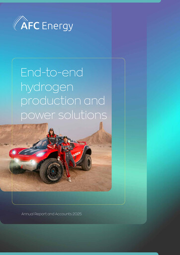 Thumbnail AFC Energy Annual Report 2025