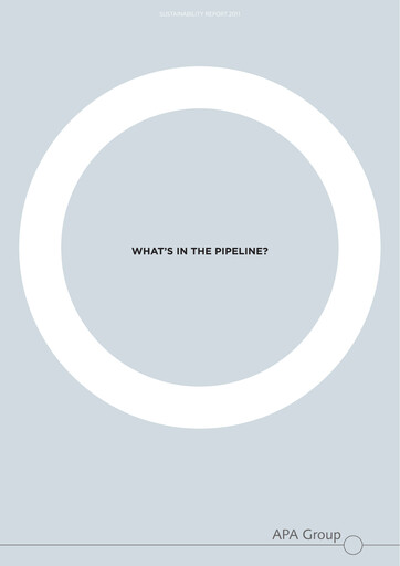 Thumbnail APA Group Sustainability Report 2011