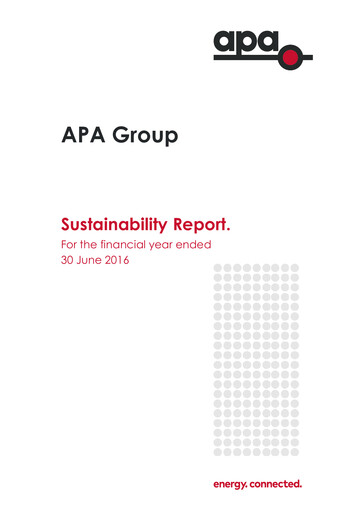 Thumbnail APA Group Sustainability Report 2016