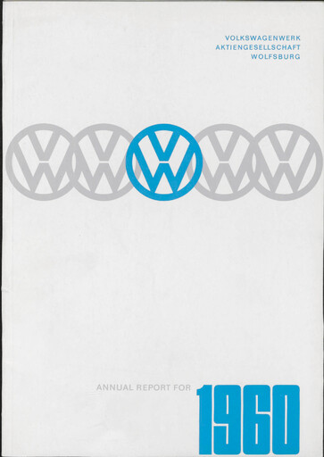 Thumbnail Volkswagen Annual Report 1960