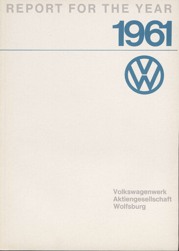 Thumbnail Volkswagen Annual Report 1961