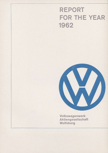 Thumbnail Volkswagen Annual Report 1962