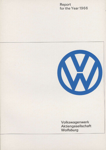 Thumbnail Volkswagen Annual Report 1966
