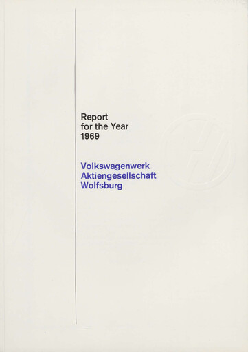 Thumbnail Volkswagen Annual Report 1969
