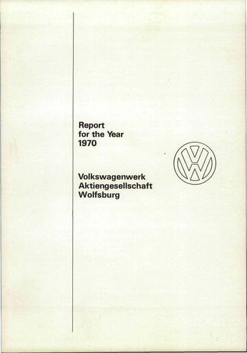 Thumbnail Volkswagen Annual Report 1970