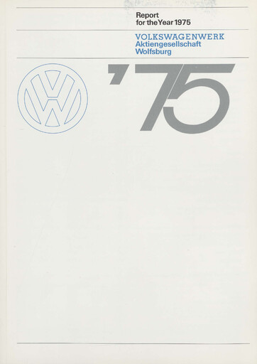 Thumbnail Volkswagen Annual Report 1975