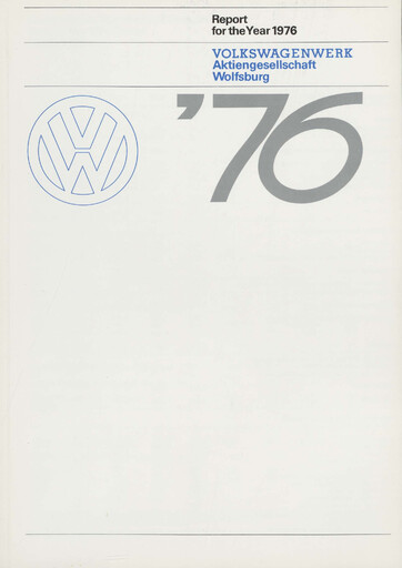 Thumbnail Volkswagen Annual Report 1976