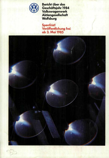 Thumbnail Volkswagen Annual Report 1984