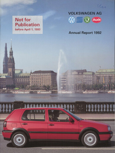 Thumbnail Volkswagen Annual Report 1992