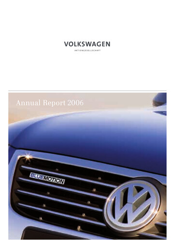 Thumbnail Volkswagen Annual Report 2006