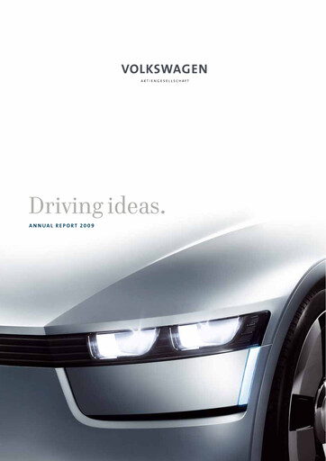 Thumbnail Volkswagen Annual Report 2009