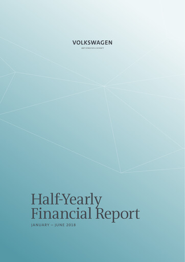 Vorschaubild Volkswagen Halbjahresbericht 2018-h1