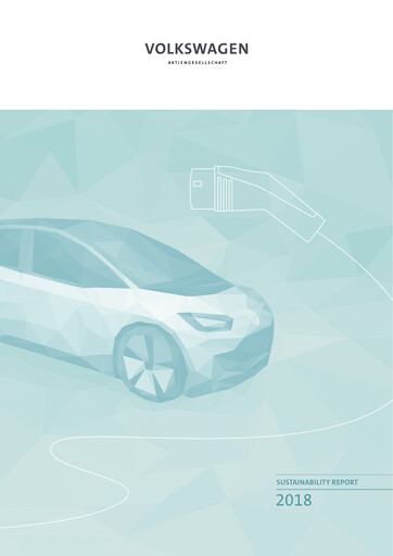 Thumbnail Volkswagen Sustainability Report 2018