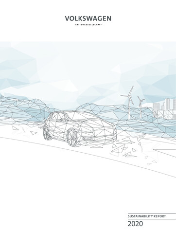 Thumbnail Volkswagen Sustainability Report 2020
