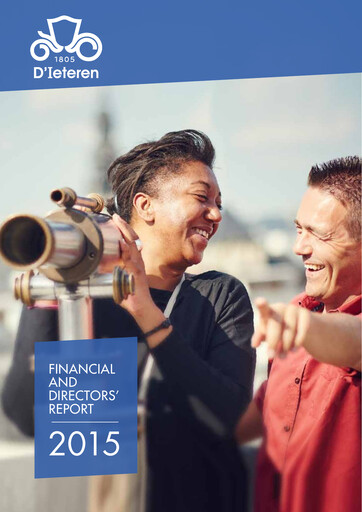 Thumbnail D'Ieteren Group Financial Report 2015