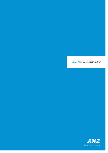Thumbnail ANZ Bank Annual Report 2007