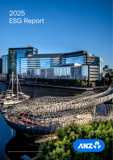 Thumbnail ANZ Bank ESG Report 2025