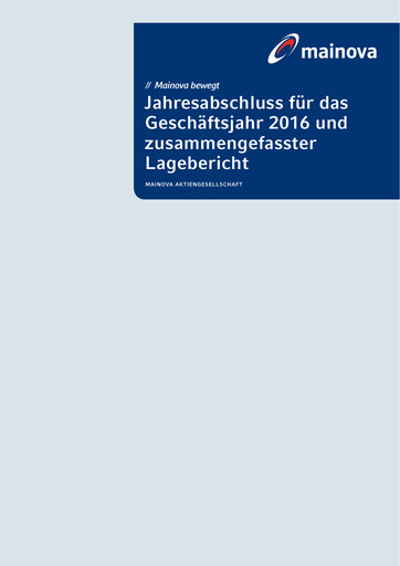 Thumbnail Mainova Financial Statement 2016