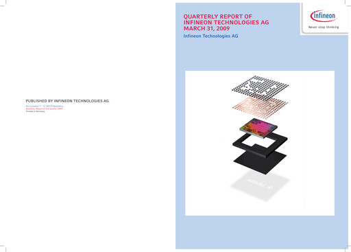 Miniature Infineon Rapport semestriel 2009-h1