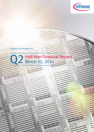 Miniature Infineon Rapport semestriel 2014-h1