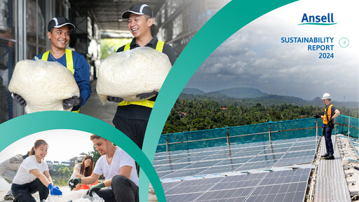 Vorschaubild Ansell Nachhaltigkeitsbericht 2024