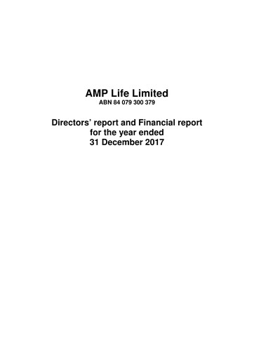 Vorschaubild AMP Limited Finanzbericht 2017