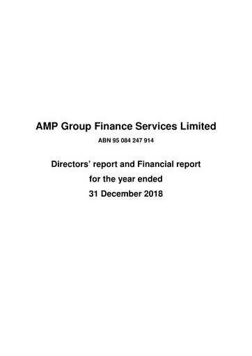 Vorschaubild AMP Limited Finanzbericht 2018