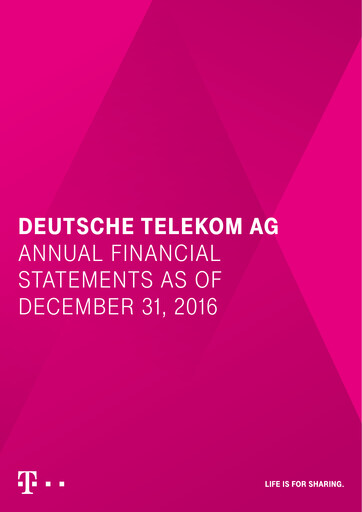 Thumbnail Deutsche Telekom Financial Statement 2016