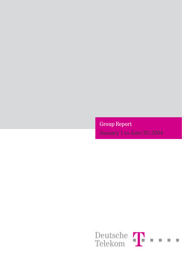 Miniature Deutsche Telekom Rapport semestriel 2004-h1