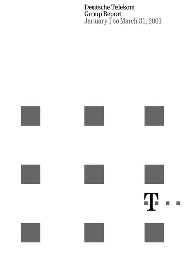 Miniature Deutsche Telekom Rapport trimestriel 2001-q1