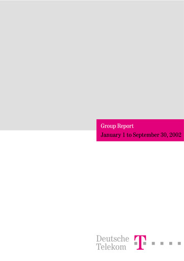 Miniature Deutsche Telekom Rapport trimestriel 2002-q3