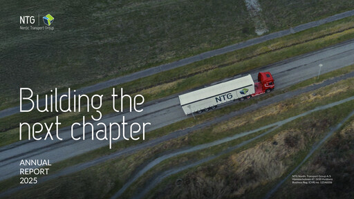 Thumbnail NTG Nordic Transport Group A/S Annual Report 2025