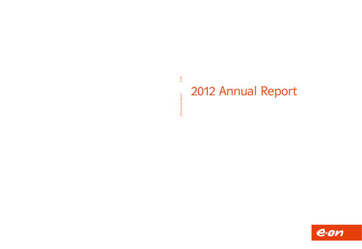 Thumbnail E.ON Annual Report 2012