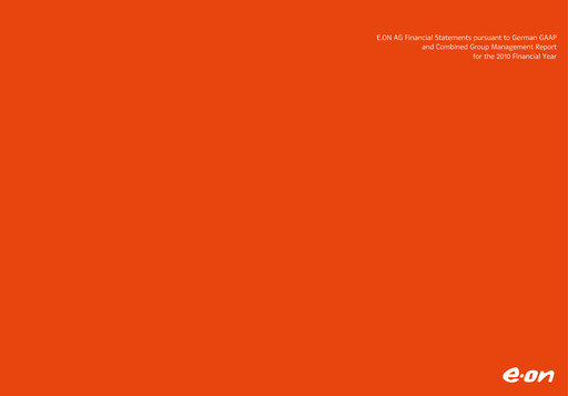 Thumbnail E.ON Financial Statement 2010