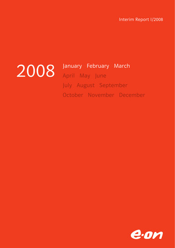Miniature E.ON Rapport trimestriel 2008-q1