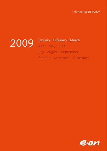 Miniature E.ON Rapport trimestriel 2009-q1