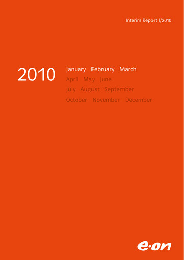 Miniature E.ON Rapport trimestriel 2010-q1