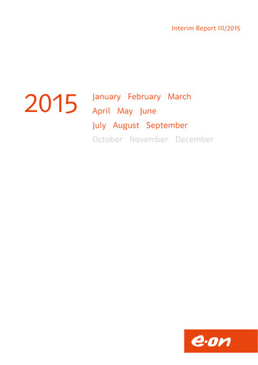 Miniature E.ON Rapport trimestriel 2015-q3