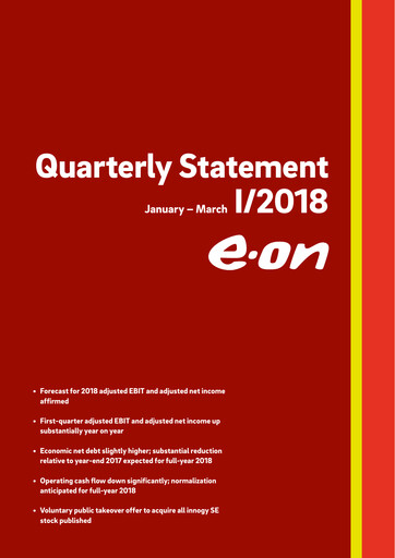 Miniature E.ON Rapport trimestriel 2018-q1