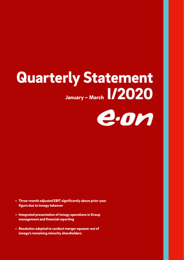 Miniature E.ON Rapport trimestriel 2020-q1