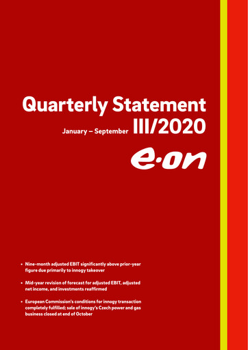 Miniature E.ON Rapport trimestriel 2020-q3
