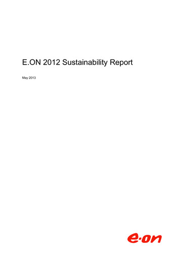 Thumbnail E.ON Sustainability Report 2012