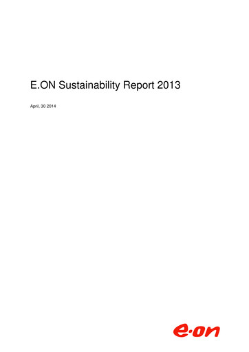Thumbnail E.ON Sustainability Report 2013